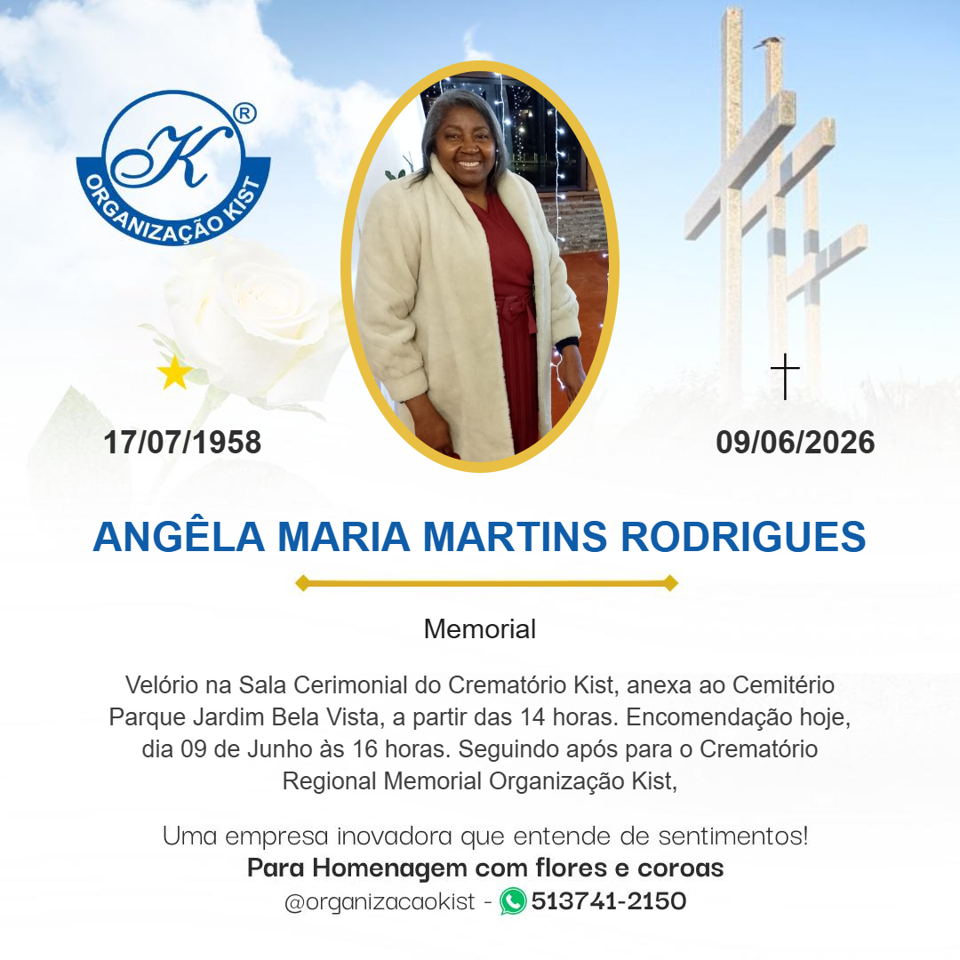 ANGÊLA MARIA MARTINS RODRIGUES