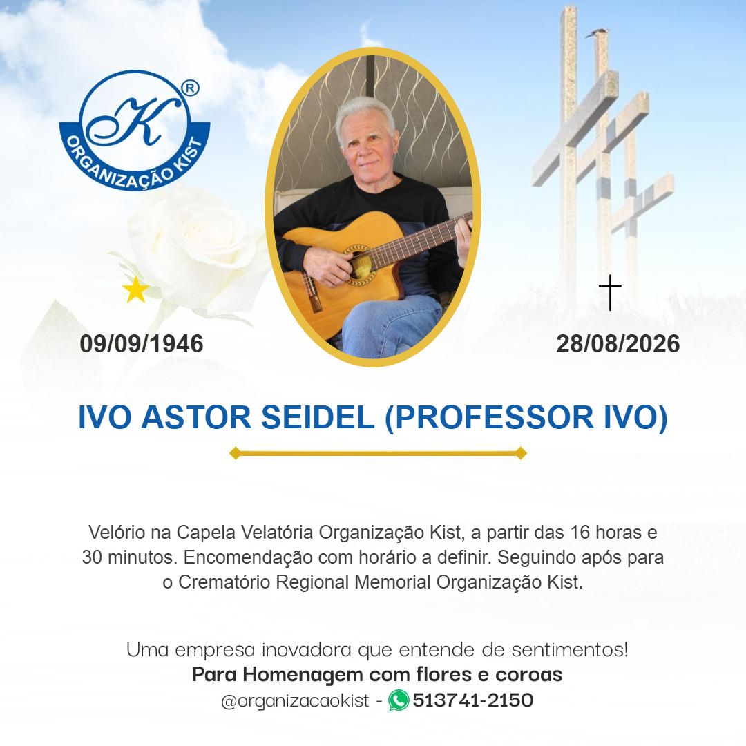 IVO ASTOR SEIDEL (PROFESSOR IVO)